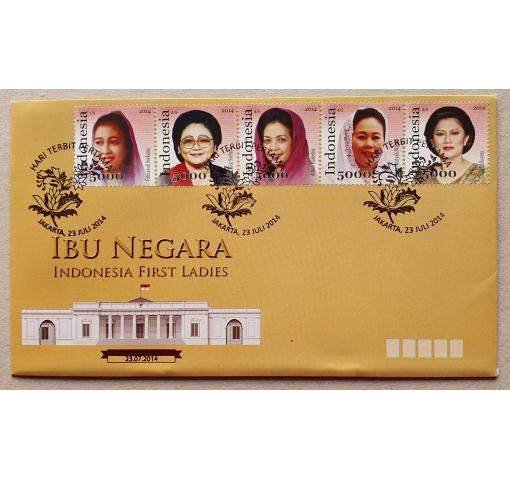 INDONESIA, First Ladies until 2014 FDC