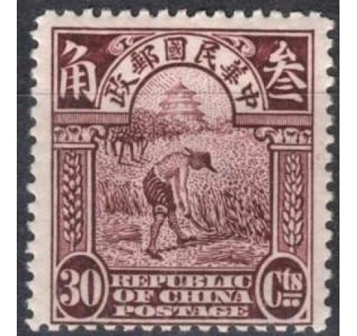 CHINA, 30C. Reaper Definitive (London Print) 1913 **