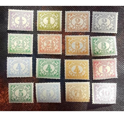 INDONESIA, Netherlands-Indies, Numerals 1912/30 *