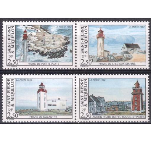 ST. PIERRE+MIQUELON, Lighthouses 1992 **