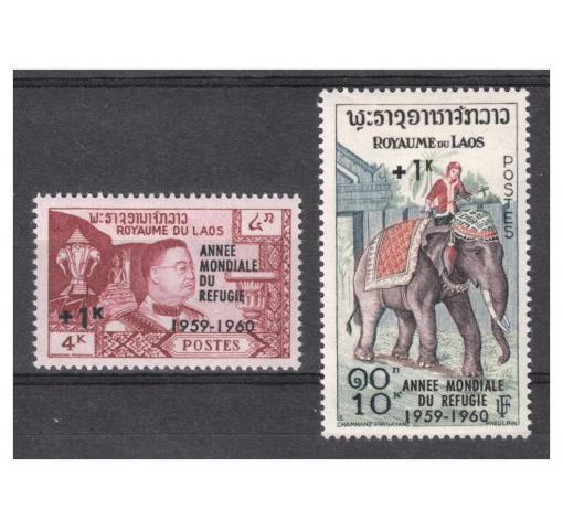 LAOS, World Refugee Year (Semi-postals) 1960 **