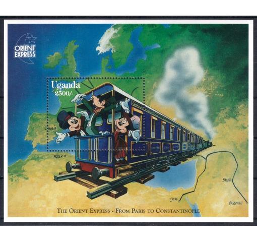 UGANDA, Walt Disney, Mickey´s Orient Express M/S 1996 **