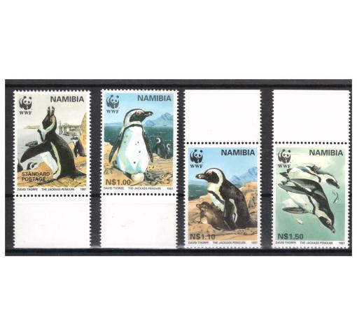 NAMIBIA, Penguins/WWF 1997 **