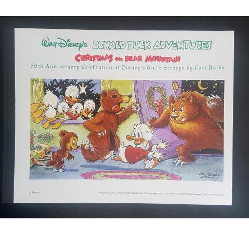 GUYANA, Christmas on Bear Mountain/Walt Disney Booklet 1998 **