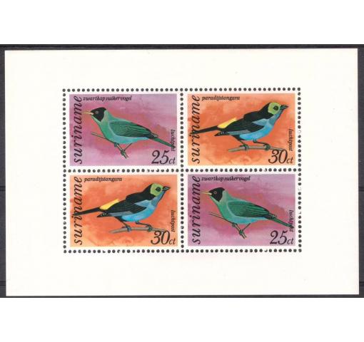 SURINAME, Birds M/S 1976 **