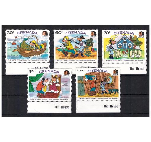 GRENADA, Walt Disney, Bi-centenary of Birth of Brothers Grimm 1985 **