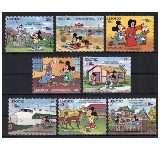 LESOTHO, Walt Disney, Int. Stamp Exhibition PHILANIPPON 1991 **