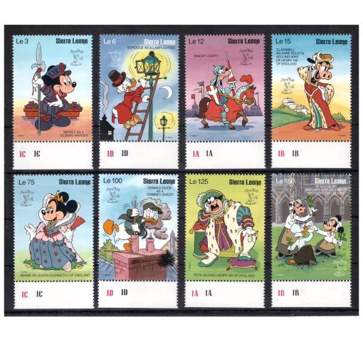 SIERRA LEONE, Walt Disney, Int. Stamp Exhibition LONDON M/S 1990 **