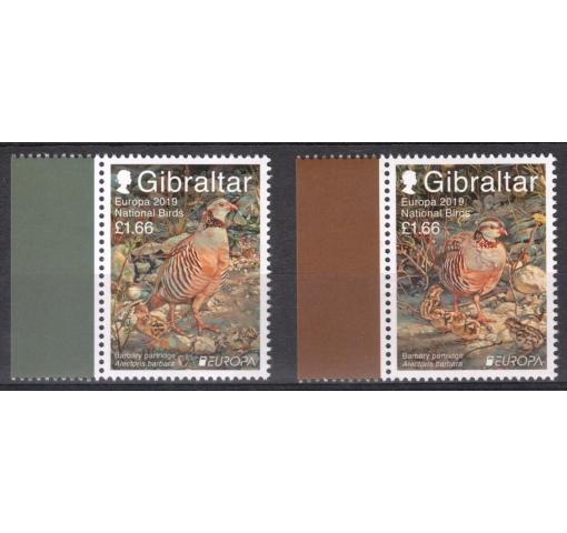 GIBRALTAR, Europa CEPT/National Birds 2019 **