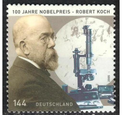 GERMANY, 100th Anniversary of Nobel Prize for R. Koch 2005 **