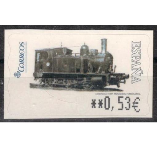 SPAIN, Train Electronic Label Stamp (ATM) 2005 **