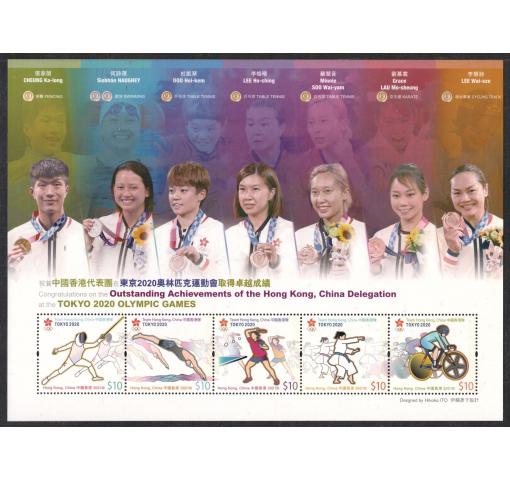 HONG KONG, Achievements of HK Athletes at Olympic Games Tokyo (M/S) 2020**