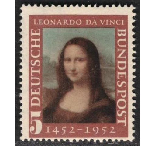 GERMANY, Mona Lisa/500th Birthday of Leonardo da Vinci 1952 **