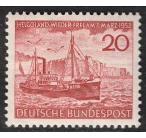 GERMANY, Return of Heligoland Island 1952 **