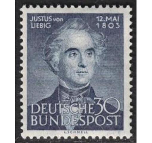 GERMANY, 150th Birthday of Justus von Liegig 1953 *