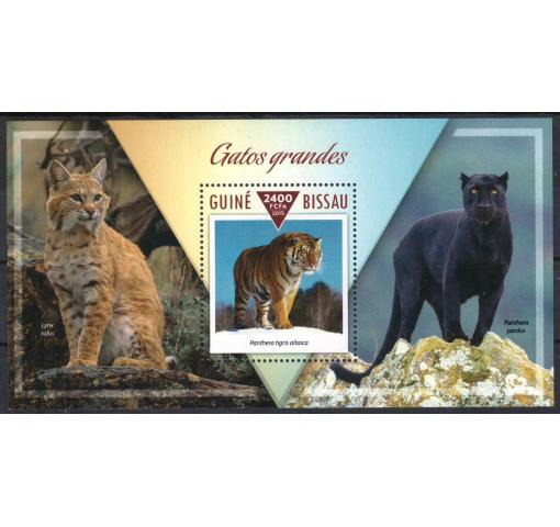 GUINEA, Big Cats M/S 2015 **