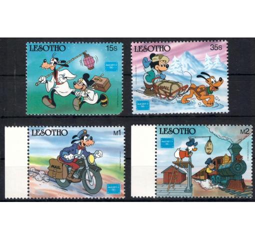 LESOTHO, Int. Stamp Exhibition AMERIPEX/Walt Disney 1986 **