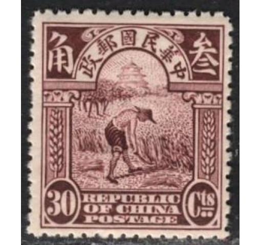 CHINA, 30C. Reaper (London Print) 1913 **