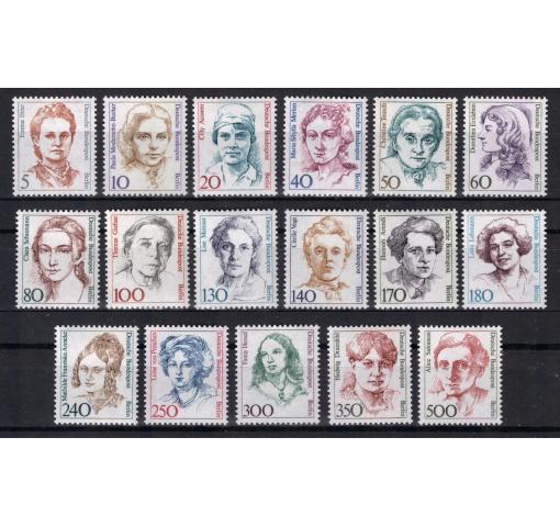 GERMANY, Berlin, Women of German History Definitives 1986/87 **