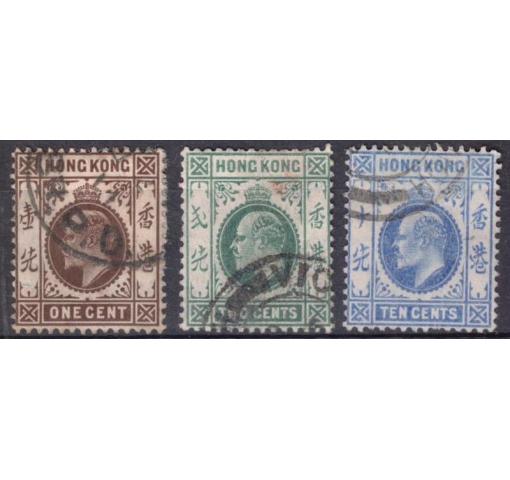 HONG KONG, 1C.-10C. KE VII. 1907/10 o