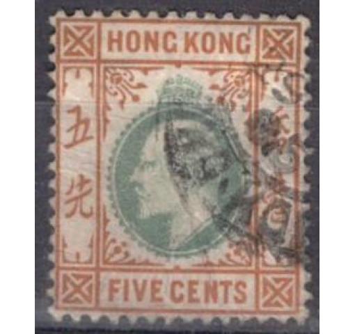 HONG KONG, 5C. KE VII. 1904 o