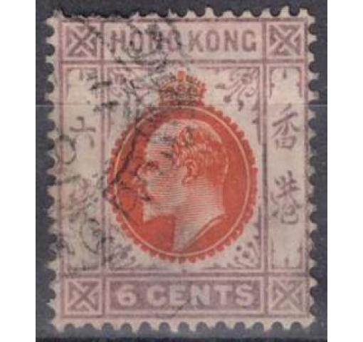 HONG KONG, 6C. KE VII. 1907 o