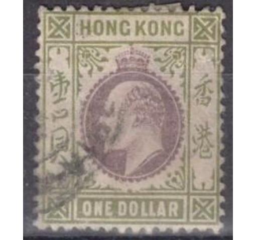 HONG KONG, $1 KE VII. 1903 o