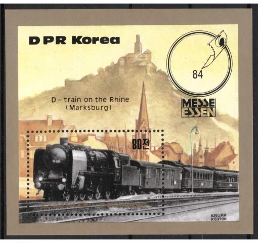 NORTH KOREA, Int. Stamp Exhibtion Essen M/S 1984 **