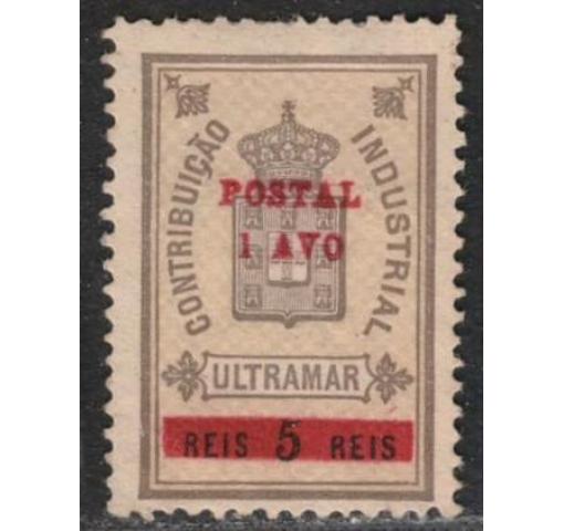 MACAU, 1A./5R. Fiscal Stamp 1911 (*)