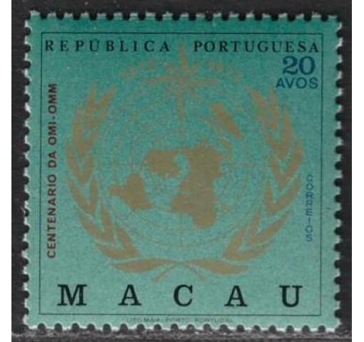 MACAU, Int. Meteorological Cooperation 1973 **