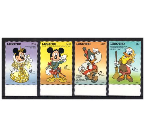 LESOTHO, Walt Disney, Int. Stamp Exhibition GRANADA 1992 **