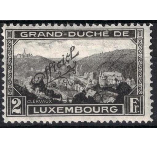 LUXEMBOURG, 2Fr. Official Stamp 1928 **