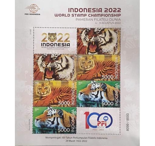 INDONESIA, World Stamp Championship (6 M/S+3 Sheetlets) INDONESIA 2022 **