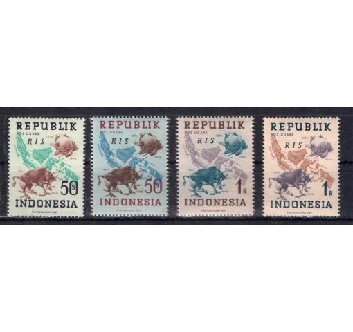 INDONESIA, Vienna Printings, 75th Anniversary of UPU (Opt. RIS) 1949 *